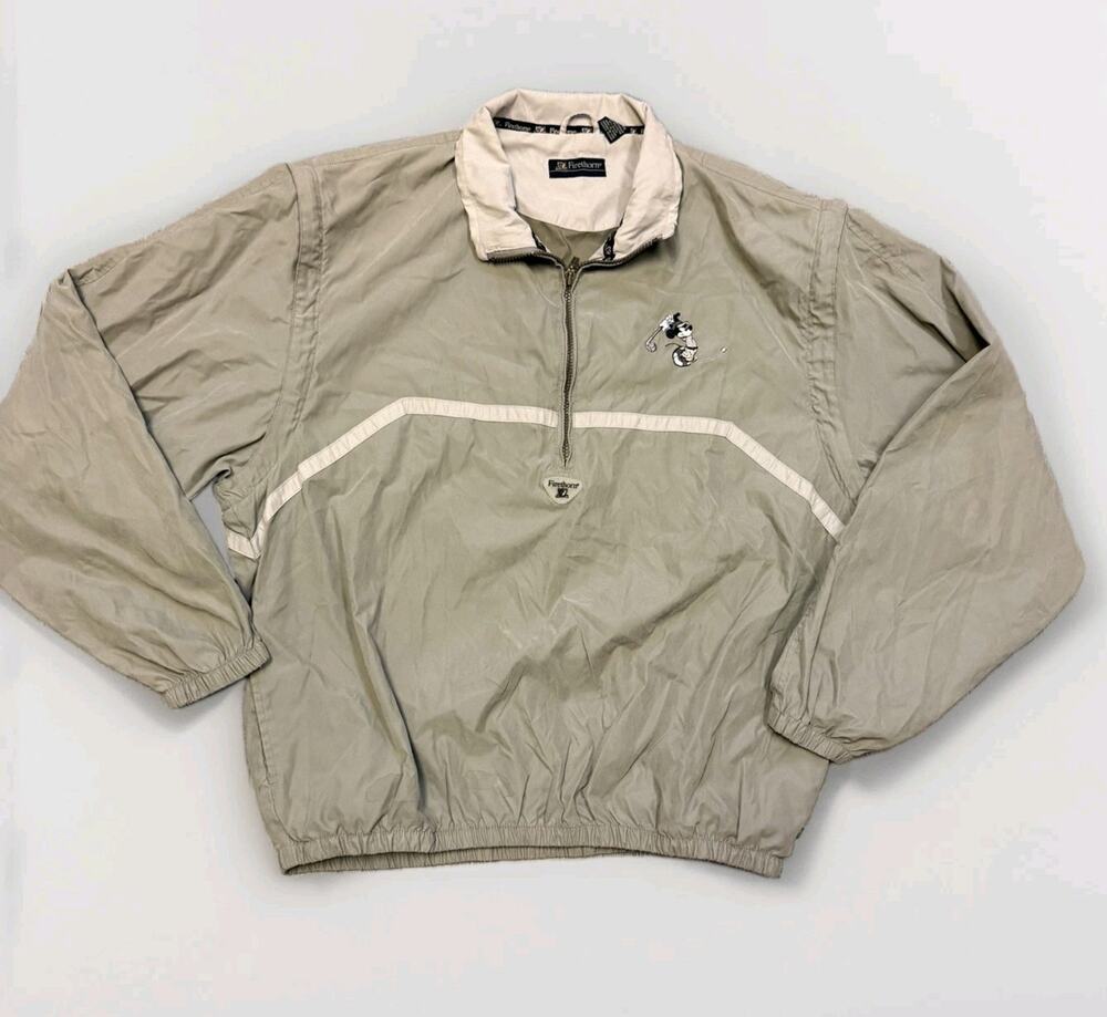 Firethorn Disney Mickey Mouse Golf Windbreaker Jacket Mens (Size XXL) Vintage